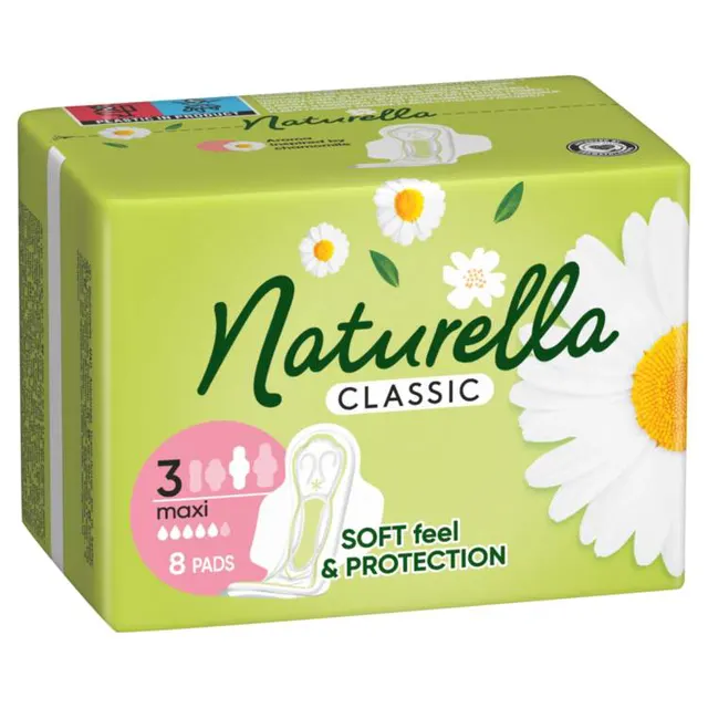 naturella CLASSIC maxi cikl.ulošci 8/1 8 kom Naturella