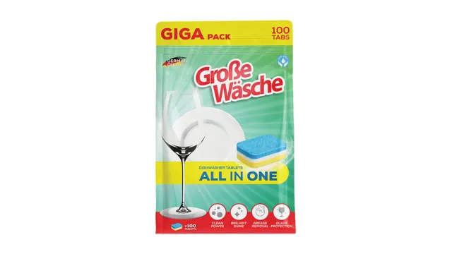 Tablete za masinsko pranje posudja GROSSE WASCHE 100/1 All in One 1 kom DTL NABAVKA - HEMIJA
