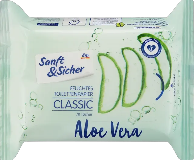S&S vlažni toalet pap. aloe vera 70kom Sanft&Sicher