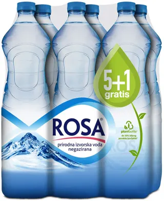 Min.voda NG Rosa 1,5lmultipack 5+1gratis
