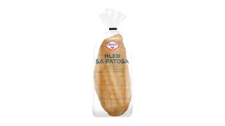 Hleb beli sa patosa pak.secen Trivit500g