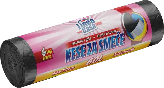GLOSS KESA ZA SMECE 60X70 60l HDPE LINEA CASA