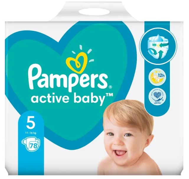 PELENE PAMPERS 5 GPP 78 16 kg PAMPERS