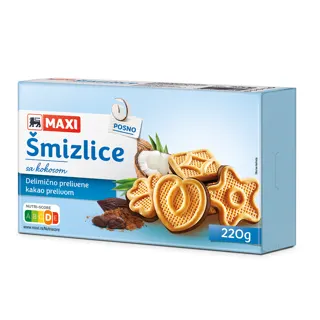 Smizlice sa kokosom Maxi 220g