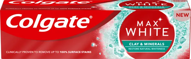 PASTA ZA ZUBE MAX WHITE CLAY&MINERALS COLGATE 75ML COLGATE