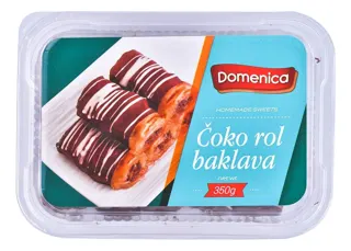 BAKLAVA ROLL ČOKOLADNA 350G DOMEN
