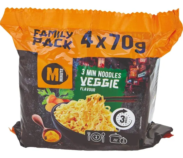 NUDLE POVRĆE 4X70G MINUTE MINUTE