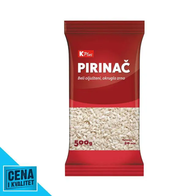 PIRINAČ K PLUS OKRUGLO ZRNO 500G K PLUS
