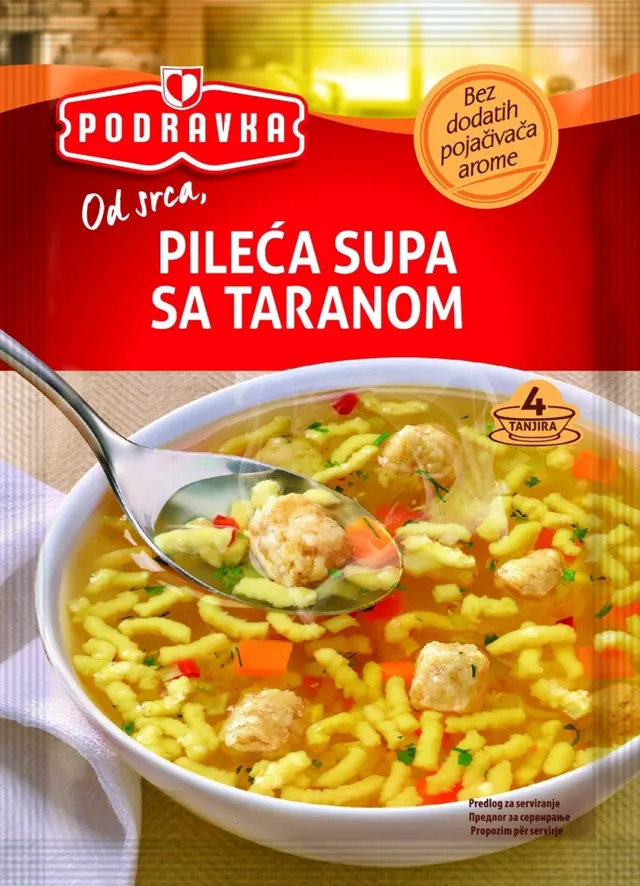SUPA PILEĆA S TARANOM 65GR PODRAVKA PODRAVKA