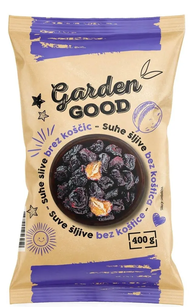 ŠLJIVA SUVA BEZ KOŠTICE 400G GG GARDEN GOOD