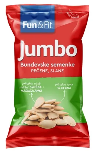 SEMENKE BUNDEVE PEČENE USOLJENE 50GR FUN&FIT