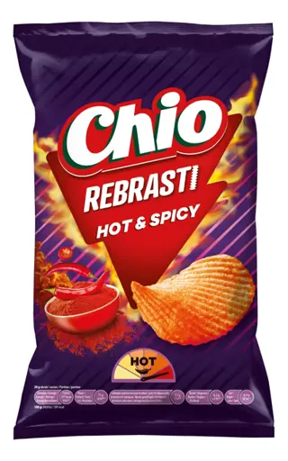 CHIO CHIPS REBRASTI HOT&SPICY V. 80g