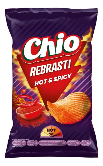 CHIO CHIPS REBRASTI HOT&SPICY V. 80g ATLANTIC BRANDS - INTERSNACK
