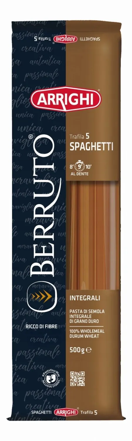 TESTENINA ARRIGHI SPAGHET TI NO5 INTEGRALNI 500G ARRIGHI