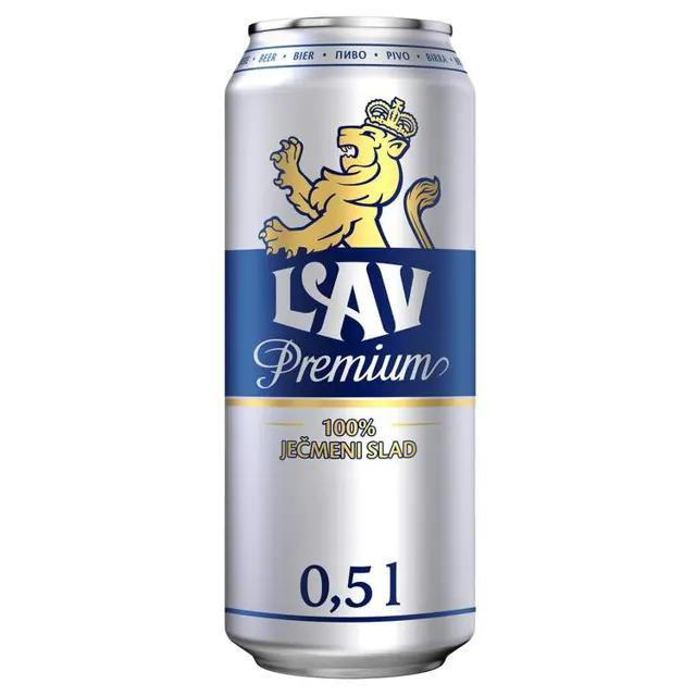 Pivo Lav Premium 0,5l can Lav