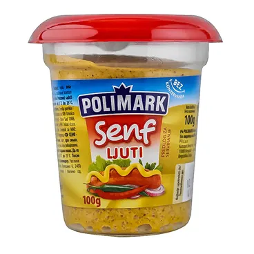 Senf Polimark ljuti casa 100g Polimark