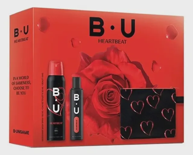 BU Set (edt+deo+neseser) Heartbeat 150 ml B.U