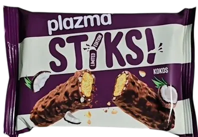 biskvit plazma stiksi kokos keks prel mlec coko 64 64 g PLAZMA