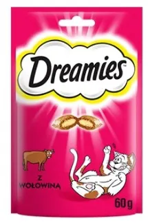 HRANA ZA MACKE DREAMIES POCKETS GOVEDINA 60gr NELT
