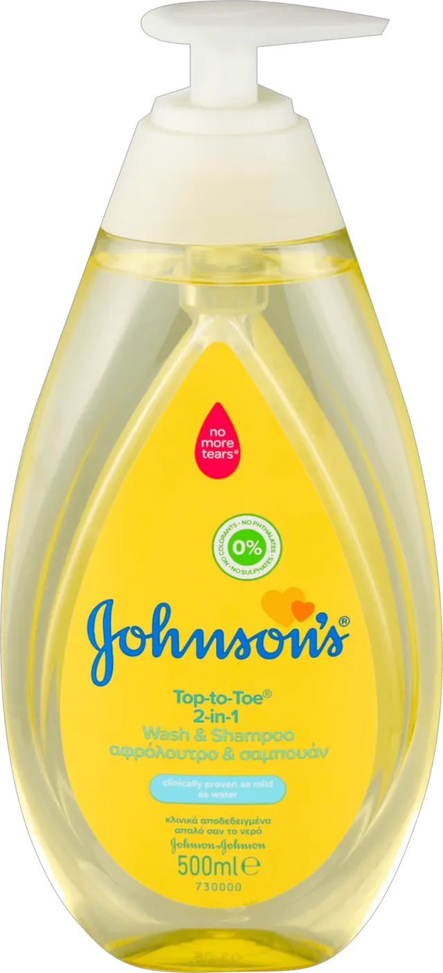 KUPKA BABY TOP TO TOE2U1 500ML JOHN JOHNSON&JOHNSON