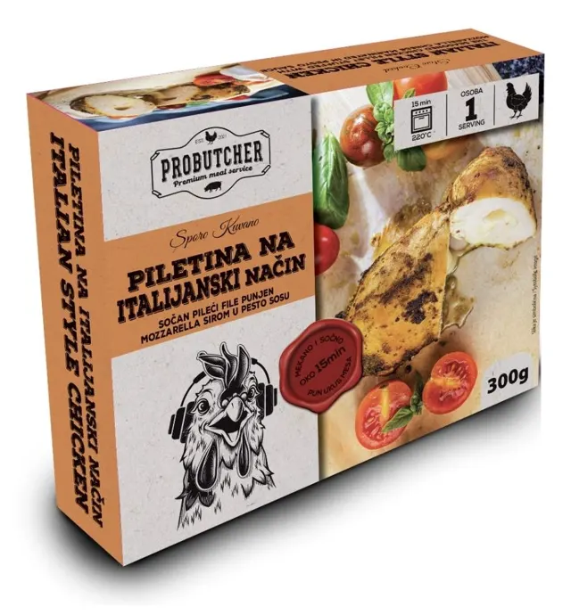 PILETINA NA ITALIJANSKI NACIN 300G PRO BUTCHER