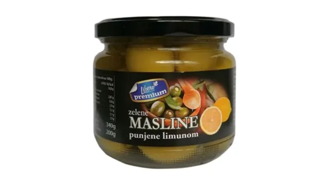 MASLINE ZELENE PREMIUM SA LIMUNOM 340gr LIBERO TEAM