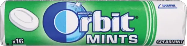 BOMBONE ORBIT SPEARMINT 12/1 WRIGLY