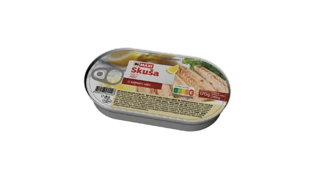 Skusa fileti u ulju Maxi 170g Maxi