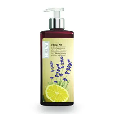 BIOBAZA tuš/gel 3u1 lavanda&limun 400ml BIOBAZA