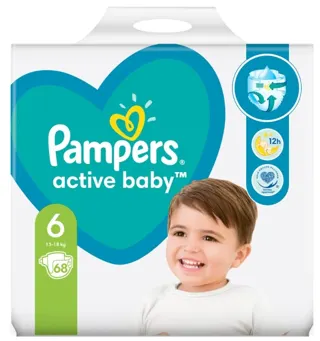 PELENE PAMPERS 6 GPP 13-18KG 68/1