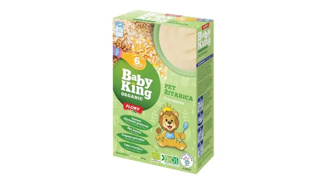 Baby King pet žitar. organic 200G 6m+ BABY KING