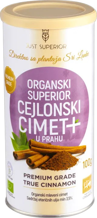 JUST SUPERIOR ORG. CEJLONSKI CIMET 100 g