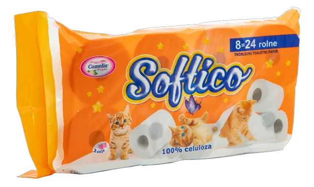 Toalet papir 8/1 Softico 3sl Camelia 9 L.P.B. Promet DOO Cacak