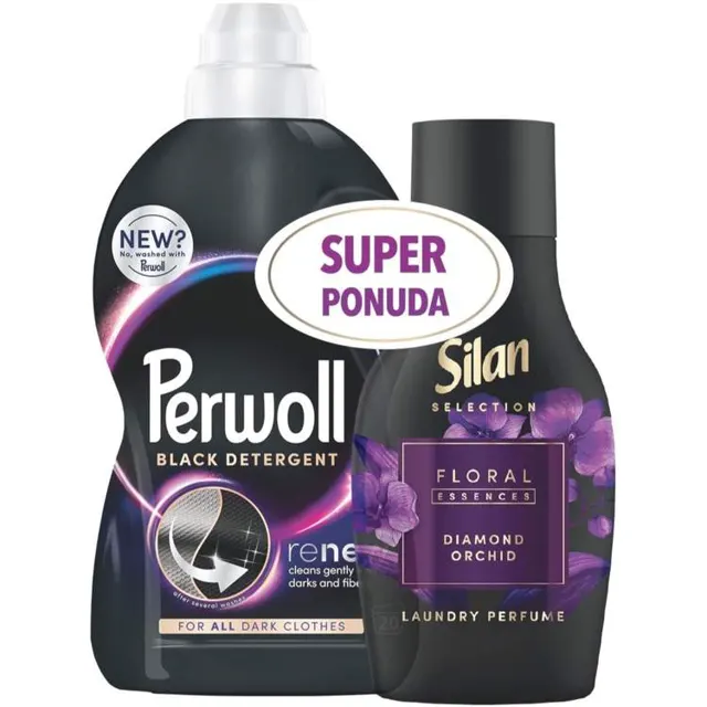 DET PERWOLL 1L+OM SILAN 540ML GLORI PERWOLL