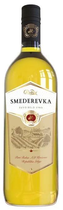 Rubin vino belo smederevka 1 L RUBIN