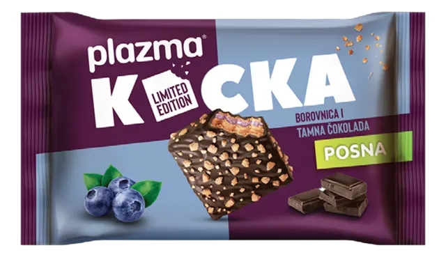 KEKS PLAZMA KOCKA POSNA BOROVNICA 67.5gr PLAZMA