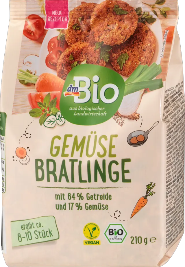 dmBio burger od povrća 210g dmBio