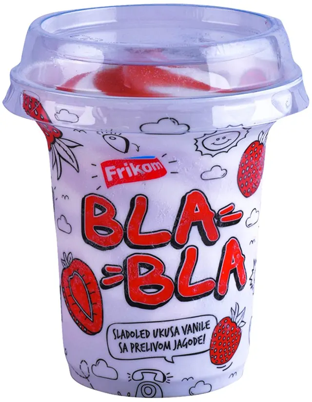 BLA-BLA SLADOLED 155ml JAGODA-FRIKOM FRIKOM