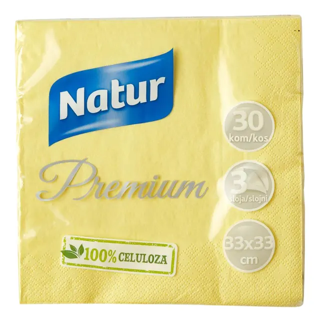 SALVETE NAT PRE ŽUTA 33X33 3SL 30/1 NATUR