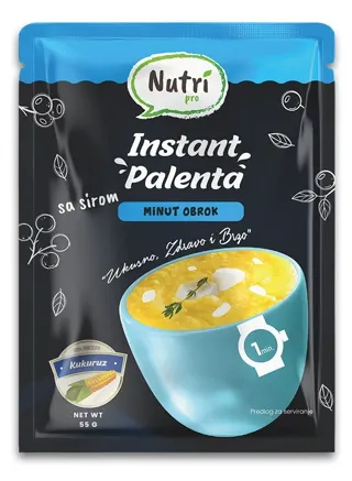 PALENTA INSTANT SA SIROM 55g MOR