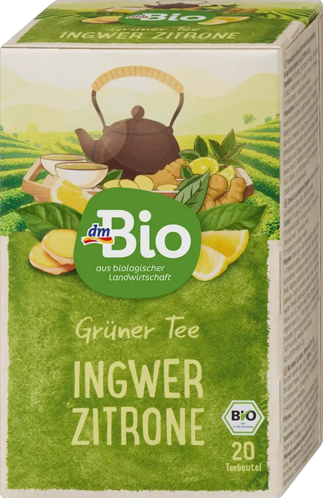 dmBio prir. aromat. čaj lim/đumb. 20kes dmBio