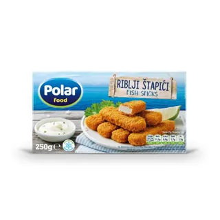 PANIRANI RIBLJI STAPICI 250gr POLAR FOOD