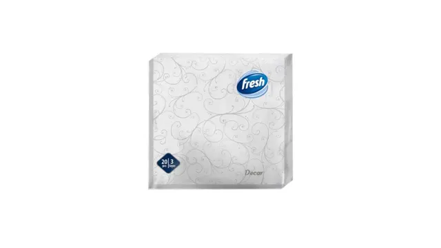 Salvete FRESH 33/20 3sl dekor silver 22 FRESH