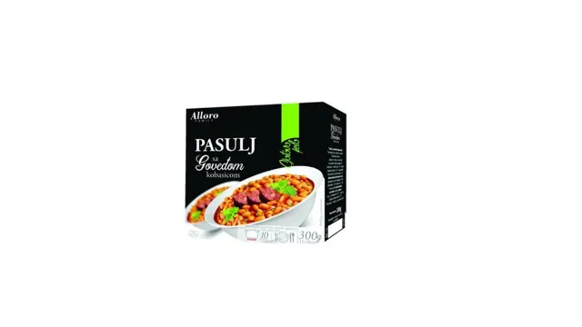 PASULJ SA GOVEDJOM KOBASICOM ALLORO 300G ALLORO