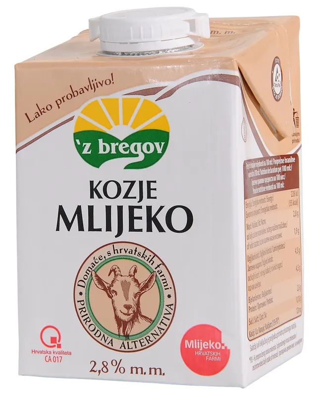 KOZJE MLEKO 2.8% mm 0,5l ZBREGOV