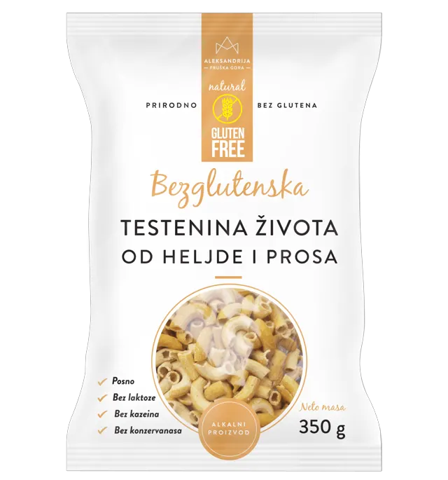 TESTENINA BEZ GLUTENA 350G HELJDA I PROSO ALEKSANDRIJA F3 ALEKSANDRIJA