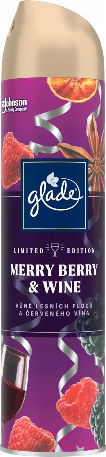 OSV SPR MERRY BER&WINE 300ML GLADE GLADE