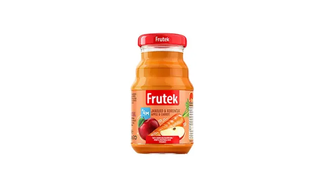 FRUTEK SOK JABUKA-SARGAREPA 125ml FRUCTAL