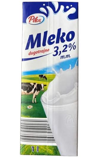 Dugotrajno mleko 2,8%,bez čepa MK12 1l