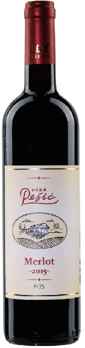 VINO CRVENO MERLOT 0.75L PEŠIĆ PEŠIĆ